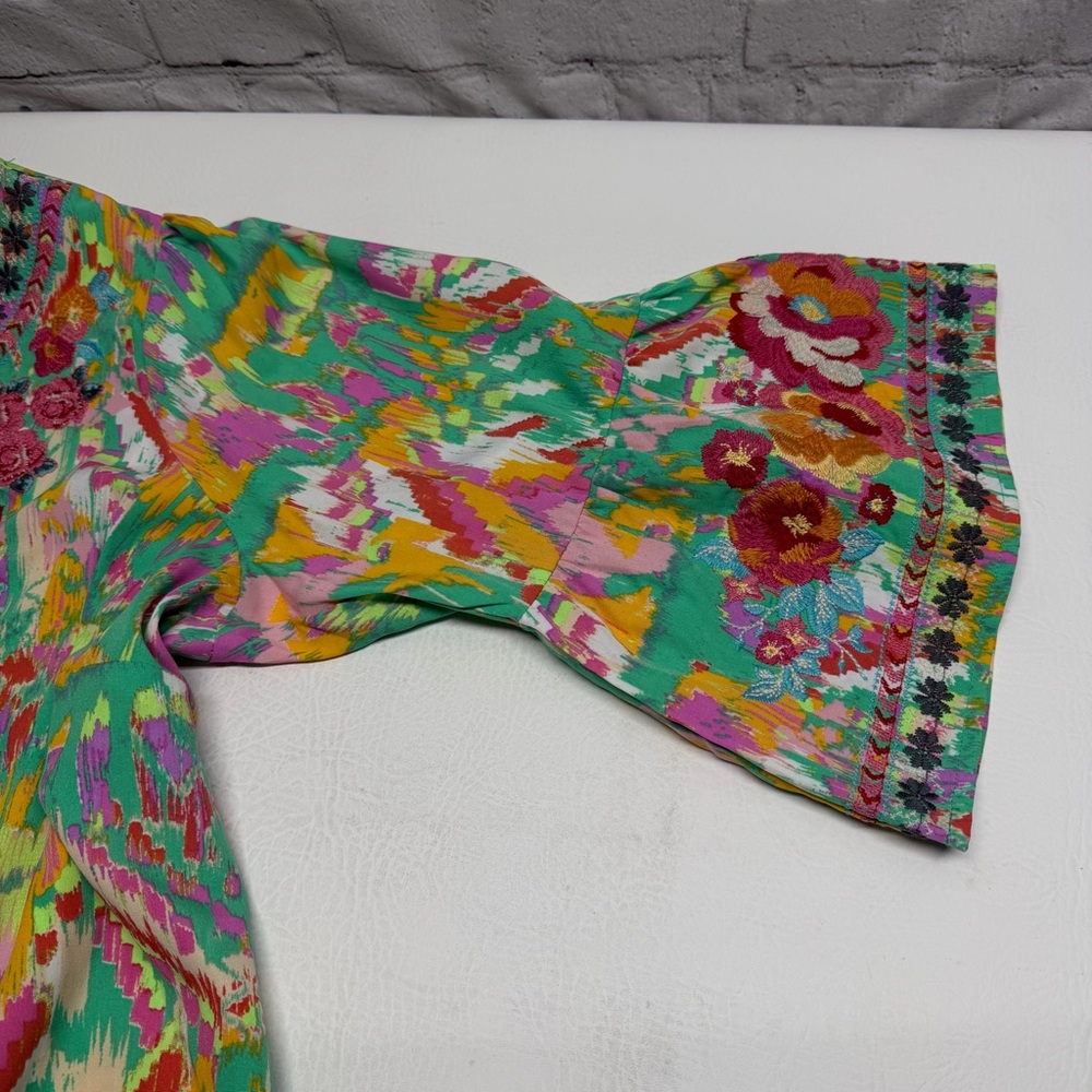 Savanna Jane Arcadia  Floral Embroidered Tunic size 1X nwt - Picture 7 of 10